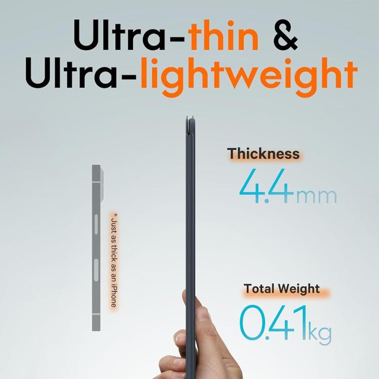 For iPad 2025 Magnetic Keyboard Slim Protective Case - Universal by buy2fix | Online Shopping UK | buy2fix