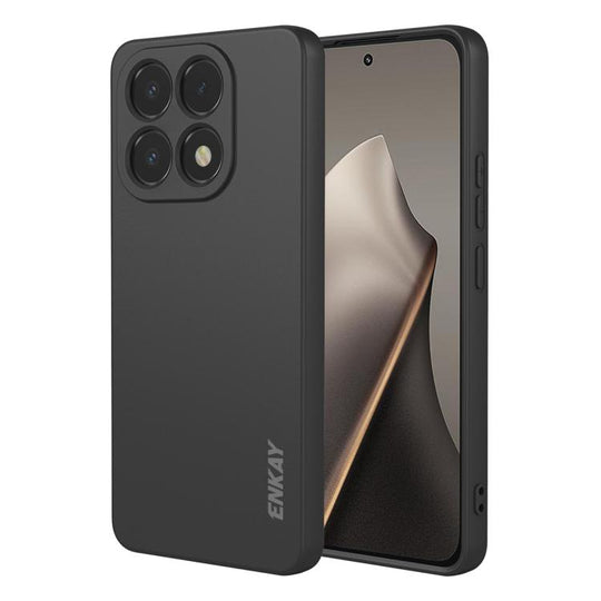 For Xiaomi 15T ENKAY Liquid Silicone Soft Shockproof Phone Case(Black)