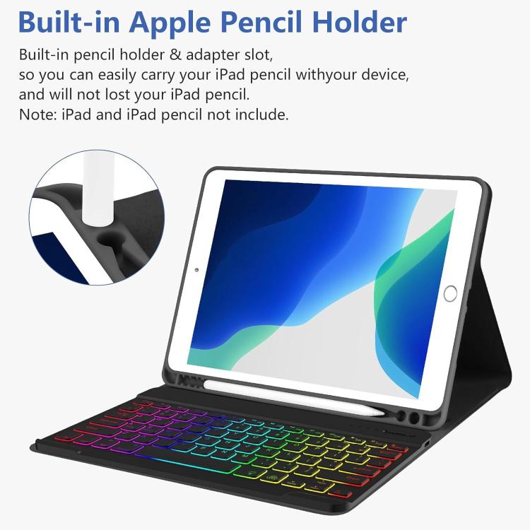 For iPad Air 11 2024 / 2025 Magnetic Bluetooth Color Keyboard Case(Sky Blue) - For iPad Air by buy2fix | Online Shopping UK | buy2fix