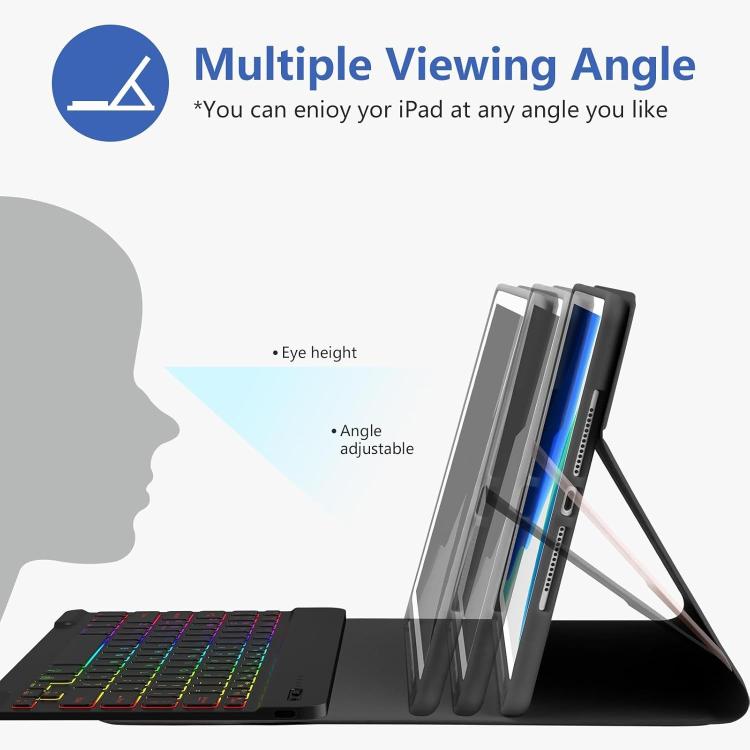 For iPad Air 2022 / 2020 10.9 Magnetic Bluetooth Color Keyboard Case(Sky Blue) - For iPad Air by buy2fix | Online Shopping UK | buy2fix