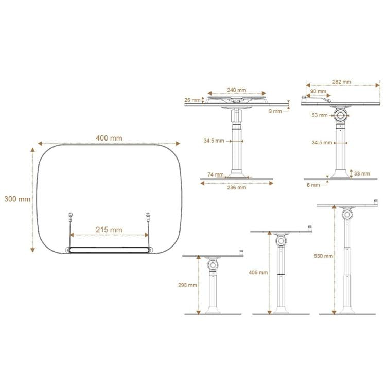 R30 Children Books Tablets Laptops Desktop Holder Adjustable Wooden Board Reading Stand - Laptop Stand by buy2fix | Online Shopping UK | buy2fix