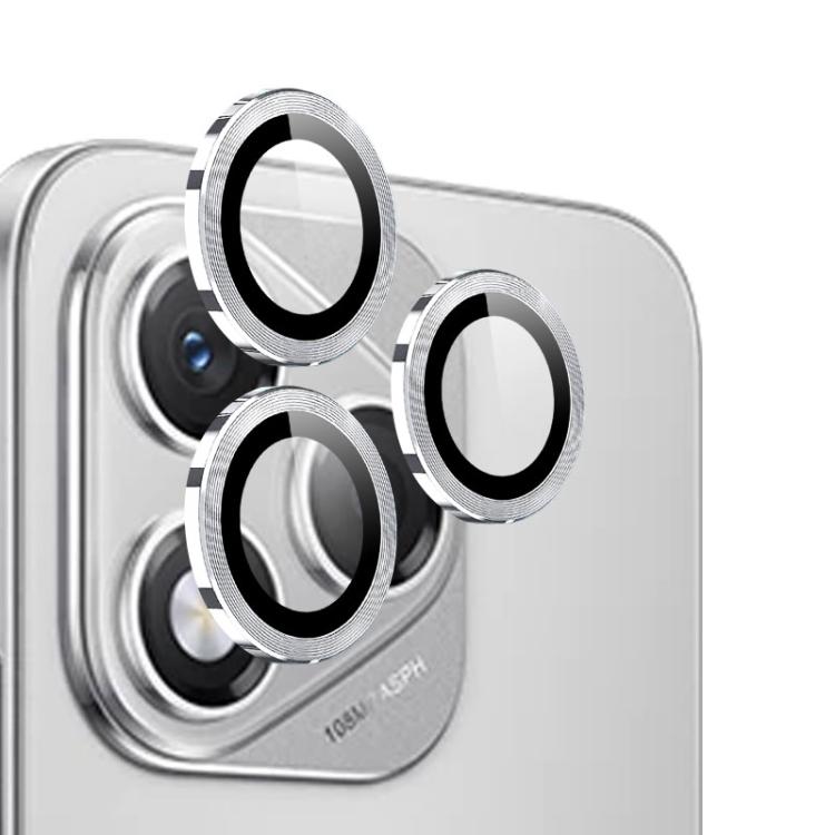 For Honor 400 Lite Global NORTHJO Camera Lens Protector CD Metal Ring Tempered Glass Film(Silver) - Honor Tempered Glass by NORTHJO | Online Shopping UK | buy2fix