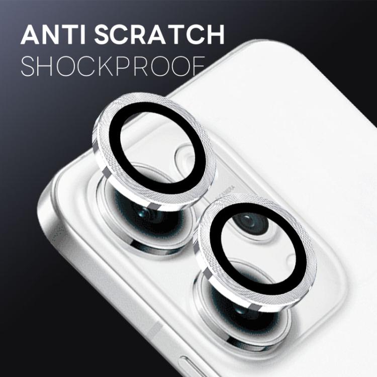 For OPPO Reno14 Global NORTHJO Camera Lens Protector CD Metal Ring Tempered Glass Film(Silver) - OPPO Tempered Glass by NORTHJO | Online Shopping UK | buy2fix