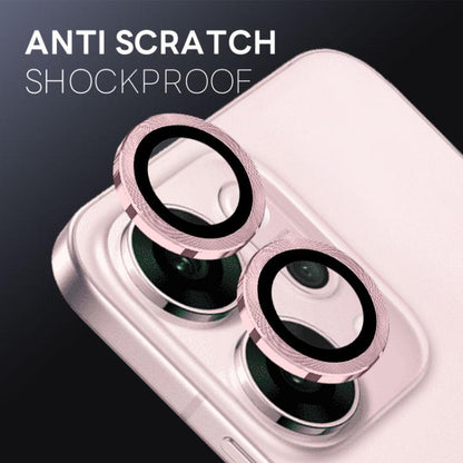 For OPPO Reno14 Global NORTHJO Camera Lens Protector CD Metal Ring Tempered Glass Film(Pink) - OPPO Tempered Glass by NORTHJO | Online Shopping UK | buy2fix
