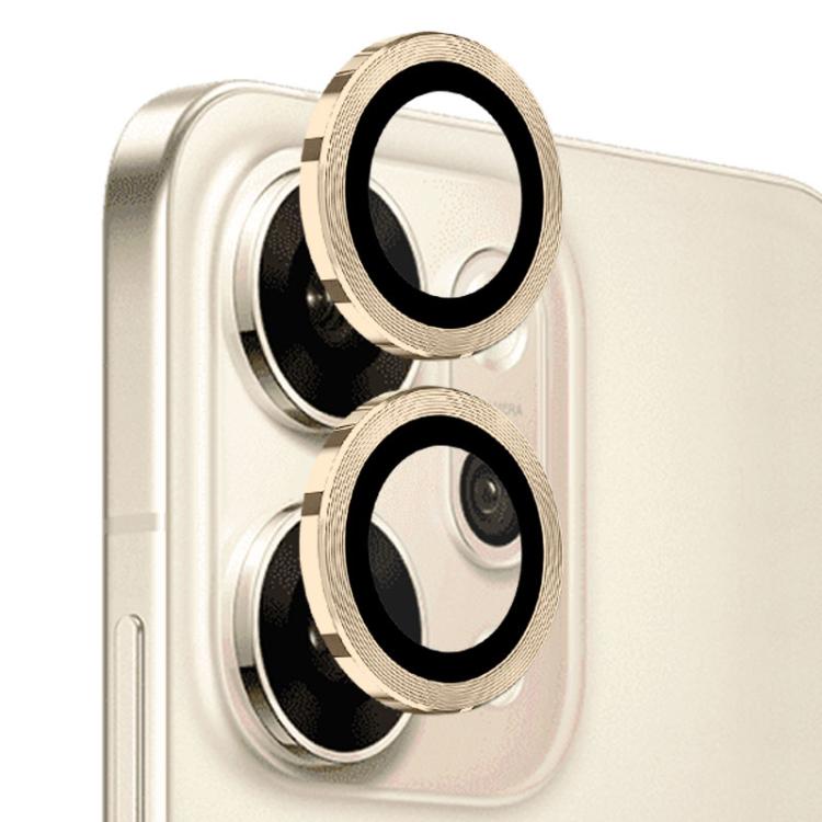 For OPPO Reno14 Pro Global NORTHJO Camera Lens Protector CD Metal Ring Tempered Glass Film(Gold) - OPPO Tempered Glass by NORTHJO | Online Shopping UK | buy2fix