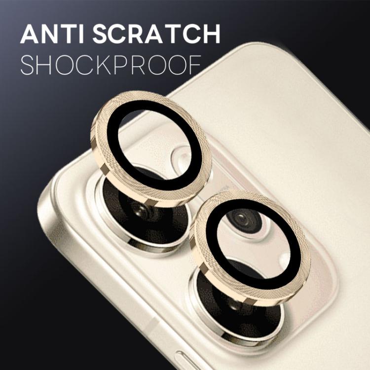 For OPPO Reno14 Pro Global NORTHJO Camera Lens Protector CD Metal Ring Tempered Glass Film(Gold) - OPPO Tempered Glass by NORTHJO | Online Shopping UK | buy2fix