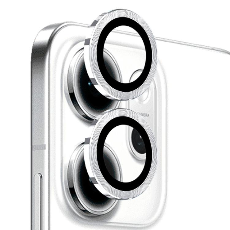 For OPPO Reno14 F 5G NORTHJO Camera Lens Protector CD Metal Ring Tempered Glass Film(Silver) - Reno14 F Tempered Glass by NORTHJO | Online Shopping UK | buy2fix