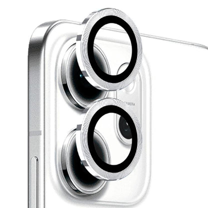 For OPPO Reno14 F 5G NORTHJO Camera Lens Protector CD Metal Ring Tempered Glass Film(Silver) - Reno14 F Tempered Glass by NORTHJO | Online Shopping UK | buy2fix