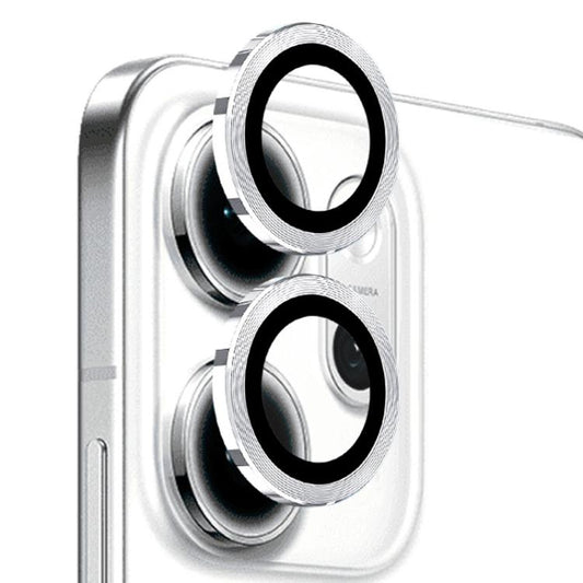For OPPO Reno14 F 5G NORTHJO Camera Lens Protector CD Metal Ring Tempered Glass Film(Silver) - Reno14 F Tempered Glass by NORTHJO | Online Shopping UK | buy2fix