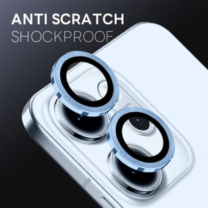 For OPPO Reno14 F 5G NORTHJO Camera Lens Protector CD Metal Ring Tempered Glass Film(Blue) - Reno14 F Tempered Glass by NORTHJO | Online Shopping UK | buy2fix