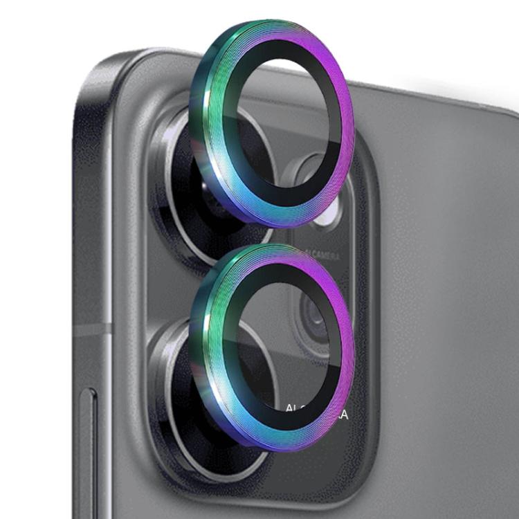 For OPPO Reno14 F 5G NORTHJO Camera Lens Protector CD Metal Ring Tempered Glass Film(Colorful) - Reno14 F Tempered Glass by NORTHJO | Online Shopping UK | buy2fix