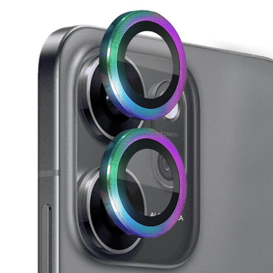 For OPPO Reno14 F 5G NORTHJO Camera Lens Protector CD Metal Ring Tempered Glass Film(Colorful) - Reno14 F Tempered Glass by NORTHJO | Online Shopping UK | buy2fix