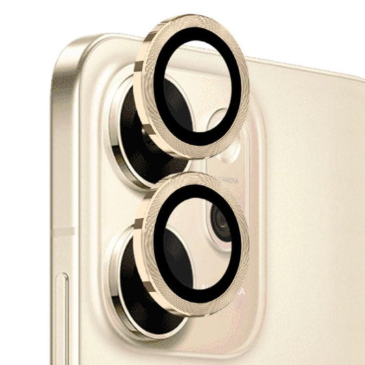 For OPPO Reno14 F 5G NORTHJO Camera Lens Protector CD Metal Ring Tempered Glass Film(Gold) - Reno14 F Tempered Glass by NORTHJO | Online Shopping UK | buy2fix