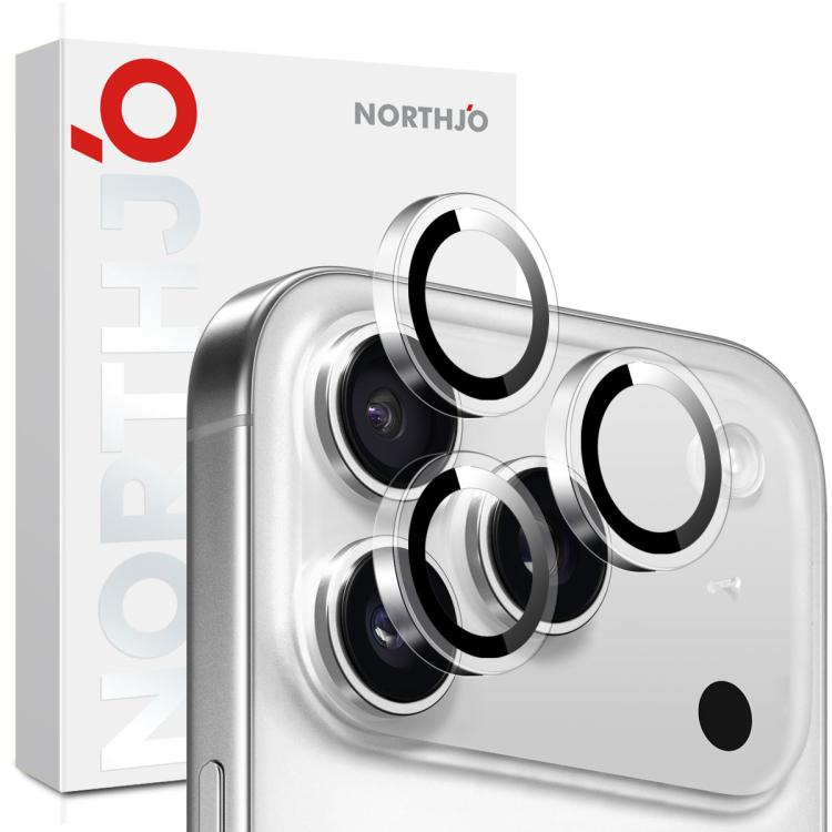 For iPhone 17 Pro / 17 Pro Max NORTHJO Camera Lens Protector Clear Ring Tempered Glass Film(Clear) - iPhone 17 Pro Max Tempered Glass by NORTHJO | Online Shopping UK | buy2fix