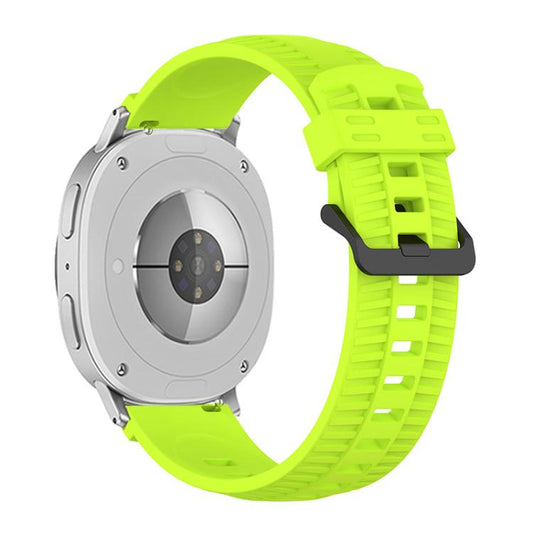 For Samsung Galaxy Watch8 / Watch8 Classic Tire Texture Silicone Watch Band(Lime) - Watch Bands by buy2fix | Online Shopping UK | buy2fix