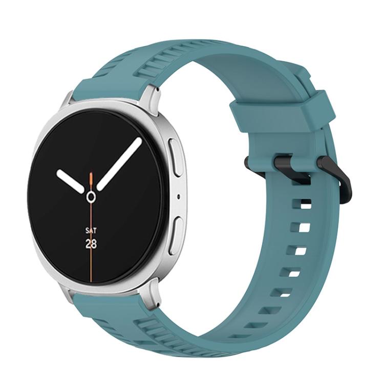 For Samsung Galaxy Watch8 / Watch8 Classic Tire Texture Silicone Watch Band(Rock Green) - Watch Bands by buy2fix | Online Shopping UK | buy2fix