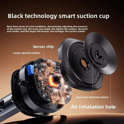 DJ-1  Car Mount Aluminum Alloy Action Camera Holder Electric Vacuum Suction Cup Bracket - Holder by buy2fix | Online Shopping UK | buy2fix