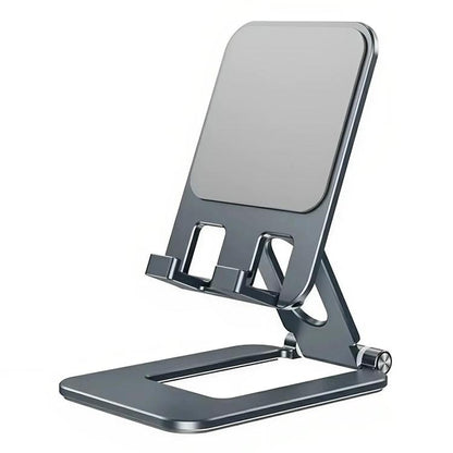 T2 Foldable Adjust Height Aluminum Alloy Desktop Phone Tablet Holder - Desktop Holder by buy2fix | Online Shopping UK | buy2fix