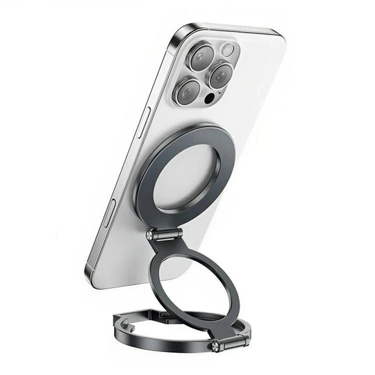 T15 Foldable Magnetic Aluminum Alloy Phone Ring Holder