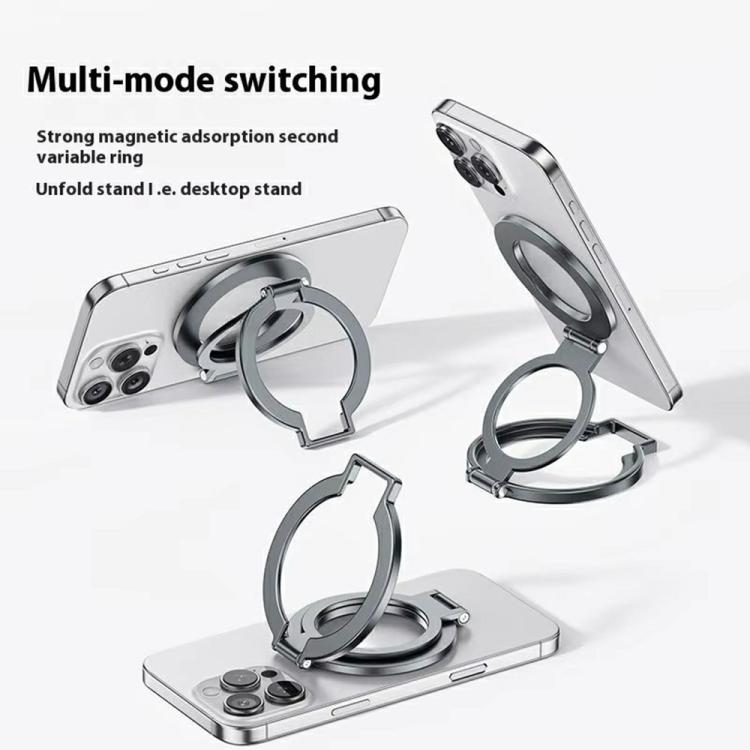 T15 Foldable Magnetic Aluminum Alloy Phone Ring Holder - Ring Holder by buy2fix | Online Shopping UK | buy2fix