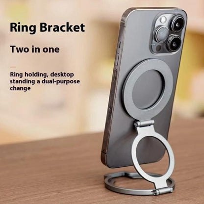 T15 Foldable Magnetic Aluminum Alloy Phone Ring Holder - Ring Holder by buy2fix | Online Shopping UK | buy2fix