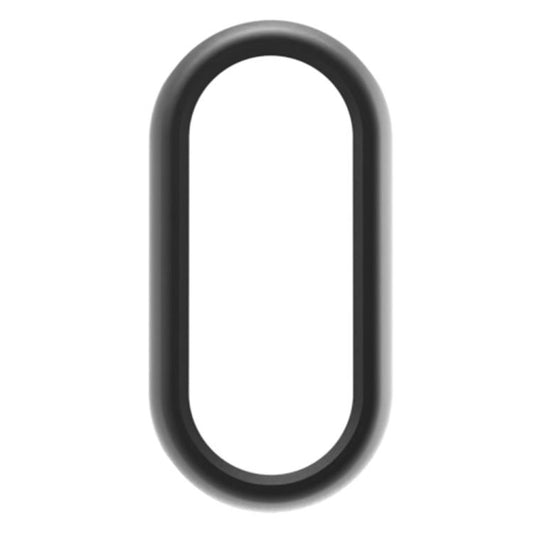 For Xiaomi Mi Band 8 / 9 Ceramic / 10 Ceramic Half Coverage Hollow PC Watch Protective Cover(Black) - Watch Cases by buy2fix | Online Shopping UK | buy2fix