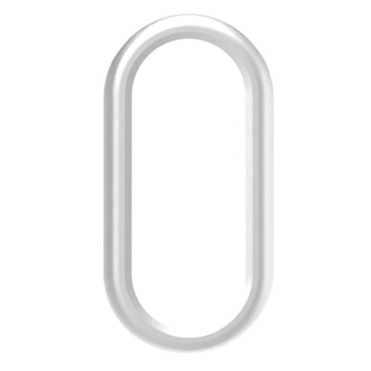 For Xiaomi Mi Band 8 / 9 Ceramic / 10 Ceramic Half Coverage Hollow PC Watch Protective Cover(Silver) - Watch Cases by buy2fix | Online Shopping UK | buy2fix