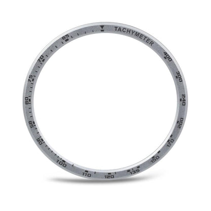 For Samsung Galaxy Watch8 44mm Speed Bezel and Wavy Grain Stitched Color Buckle Silicone Watch Band(Starlight Silver) - Watch Bands by buy2fix | Online Shopping UK | buy2fix