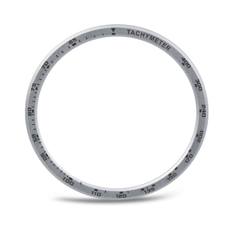 For Samsung Galaxy Watch8 40mm Speed Bezel and Wavy Grain Stitched Color Buckle Silicone Watch Band(Yellow Silver) - Watch Bands by buy2fix | Online Shopping UK | buy2fix
