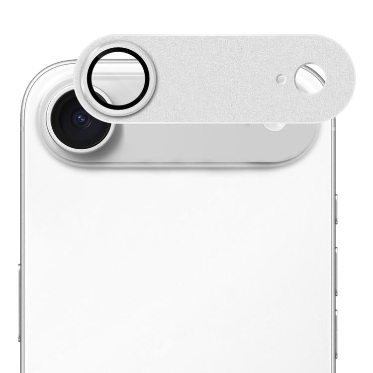 For iPhone Air ENKAY Anti-reflection Camera Lens Frosted Armor Aluminium Alloy Tempered Glass Film(Silver) - iPhone Air Tempered Glass by ENKAY | Online Shopping UK | buy2fix