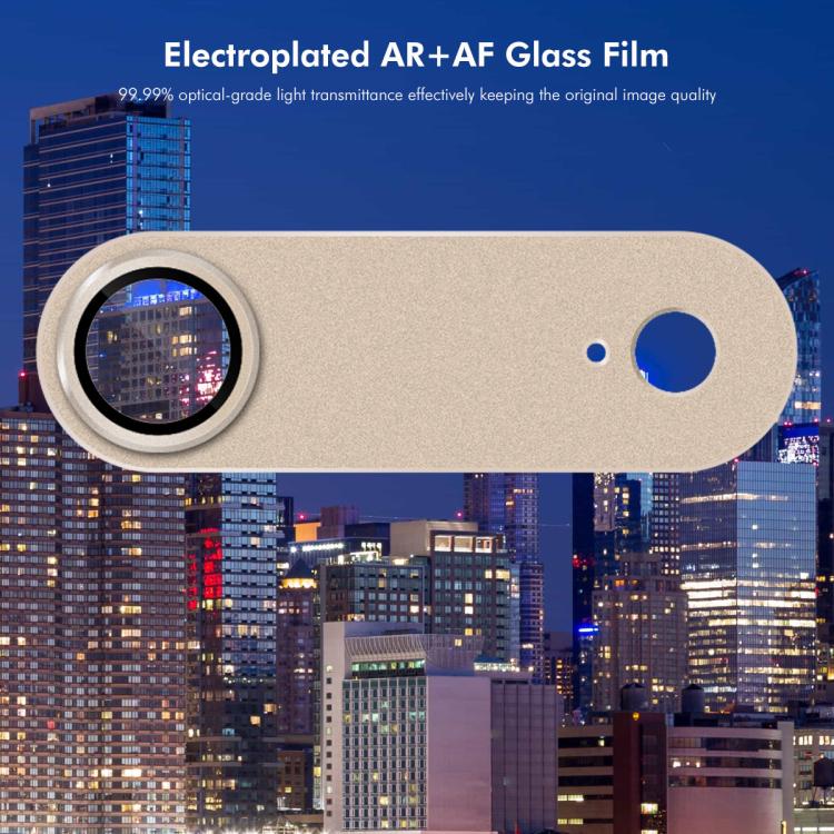 For iPhone Air ENKAY Anti-reflection Camera Lens Frosted Armor Aluminium Alloy Tempered Glass Film(Silver) - iPhone Air Tempered Glass by ENKAY | Online Shopping UK | buy2fix
