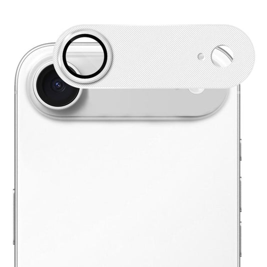 For iPhone 17 Air ENKAY CD Texture Aluminium Alloy Tempered Glass Lens Cover Film(Silver) - iPhone 17 Air Tempered Glass by ENKAY | Online Shopping UK | buy2fix