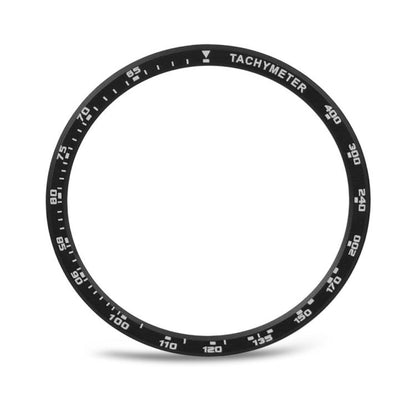 For Samsung Galaxy Watch8 40mm Speed Bezel and Black Reverse Buckle Silicone Watch Band(Gray Black) - Watch Bands by buy2fix | Online Shopping UK | buy2fix