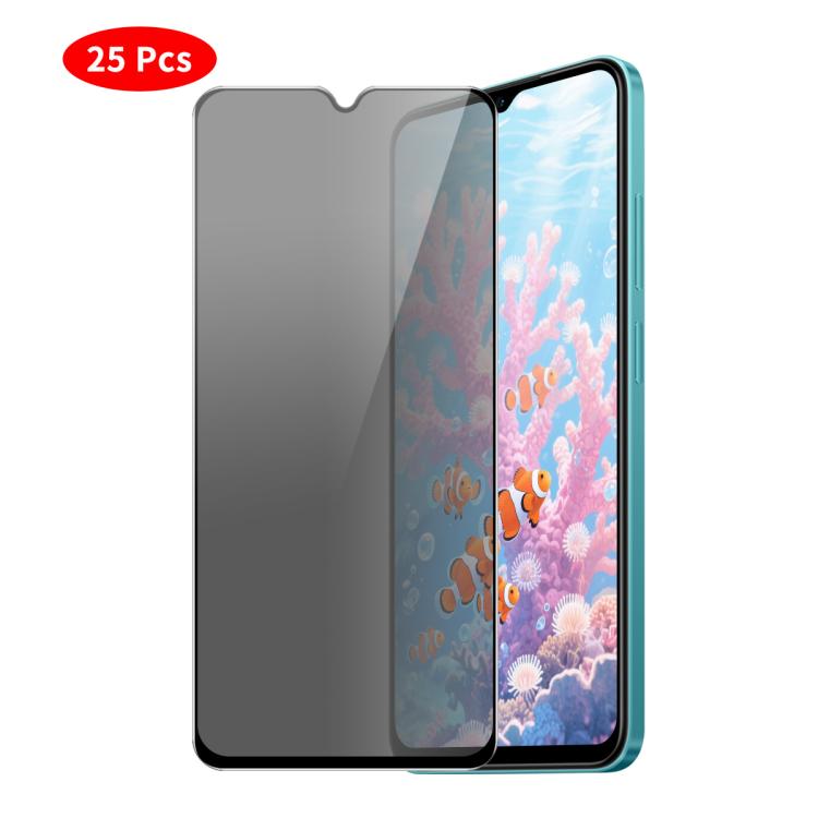 For Samsung Galaxy A07 5G JUNSUNMAY 25pcs Silk Print Full Coverage Privacy Tempered Glass Film - Galaxy Tempered Glass by JUNSUNMAY | Online Shopping UK | buy2fix