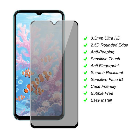 For Samsung Galaxy A07 5G JUNSUNMAY 25pcs Silk Print Full Coverage Privacy Tempered Glass Film - Galaxy Tempered Glass by JUNSUNMAY | Online Shopping UK | buy2fix
