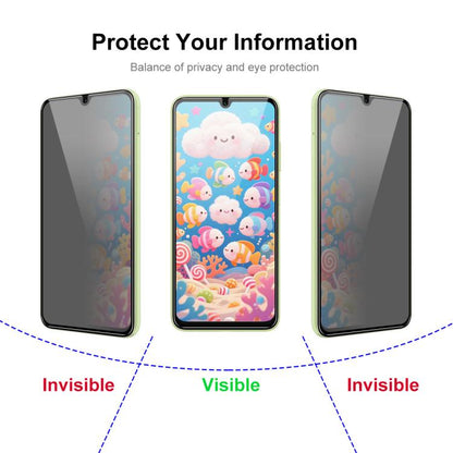 For Samsung Galaxy A25e JUNSUNMAY 25pcs Silk Print Full Coverage Privacy Tempered Glass Film - Galaxy Tempered Glass by JUNSUNMAY | Online Shopping UK | buy2fix