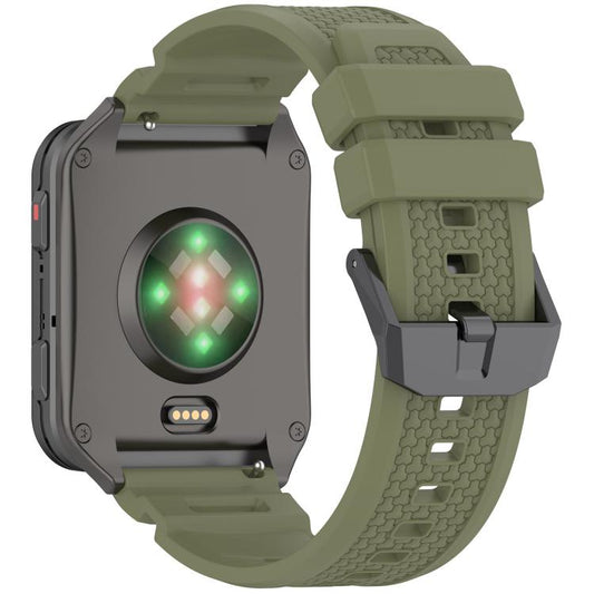 For Garmin Venu X1 Armor Silicone Watch Band(Jungle Green) - Watch Bands by buy2fix | Online Shopping UK | buy2fix