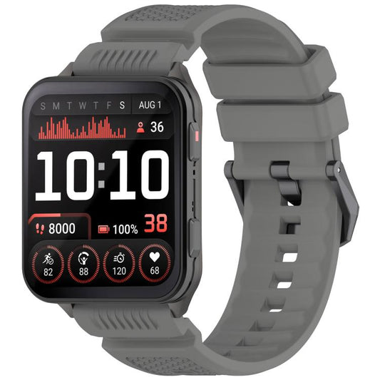 For Garmin Venu X1 Armor Silicone Watch Band(Dark Gray) - Watch Bands by buy2fix | Online Shopping UK | buy2fix