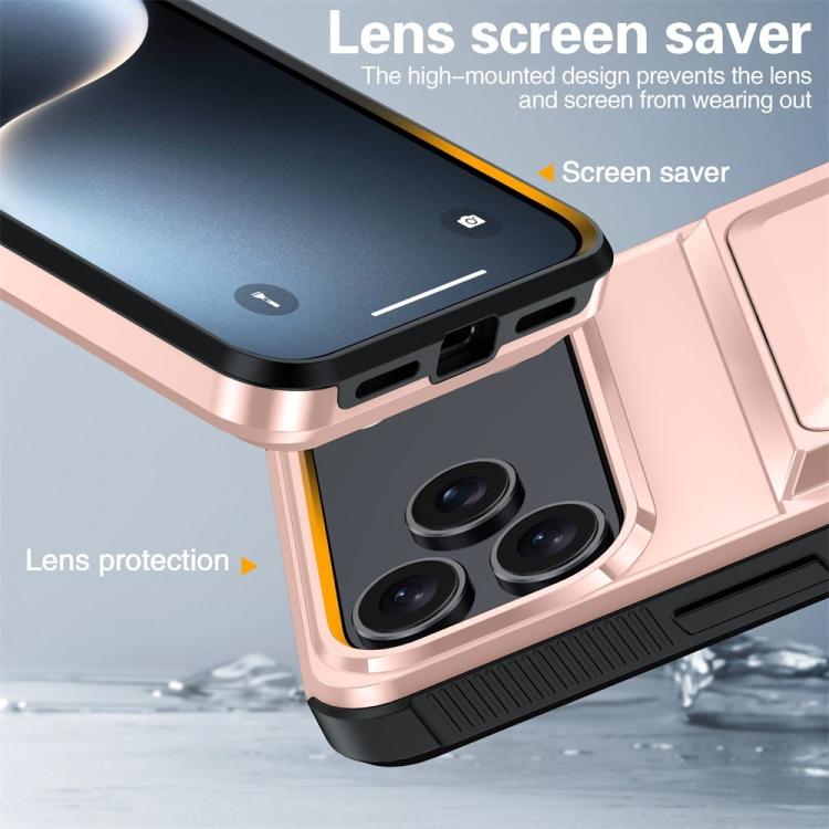 For iPhone 17 Pro Kalebol Flip Card Wallet Holder Shockproof Phone Case(Black) - iPhone 17 Pro Cases by Kalebol | Online Shopping UK | buy2fix