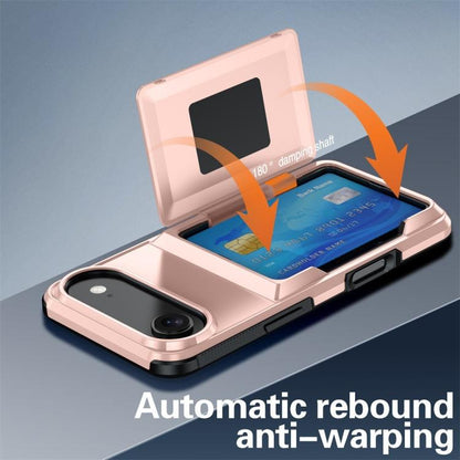 For iPhone Air Kalebol Flip Card Wallet Holder Shockproof Phone Case(Red) - iPhone Air Cases by Kalebol | Online Shopping UK | buy2fix
