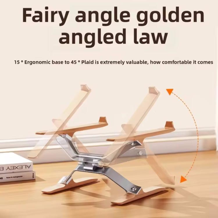 P70W Adjustable Height Solid Wood + Aluminum Alloy Cooling Stand for 14-16 inch Laptops - Laptop Stand by buy2fix | Online Shopping UK | buy2fix
