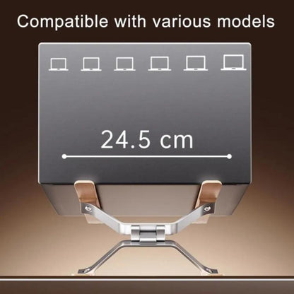 P70W Adjustable Height Solid Wood + Aluminum Alloy Cooling Stand for 14-16 inch Laptops - Laptop Stand by buy2fix | Online Shopping UK | buy2fix