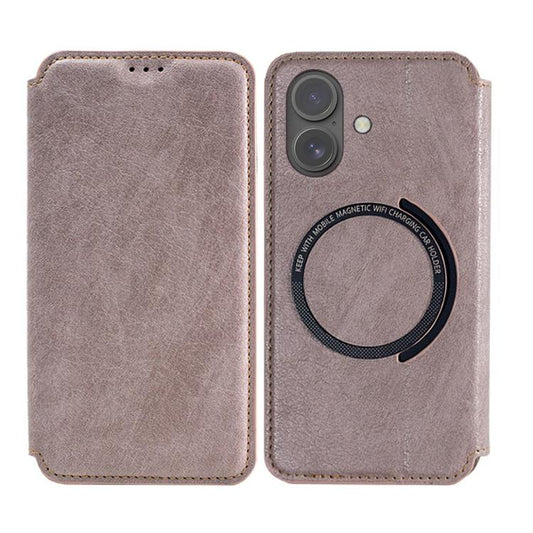 For iPhone 17 Kalebol Flip Card Slot MagSafe Leather Phone Case(Pink) - iPhone 17 Cases by Kalebol | Online Shopping UK | buy2fix
