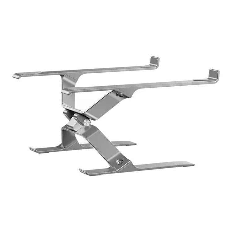 P70 X-Shape Aluminum Alloy Stand Height Adjustable Foldable Cooling Bracket for Laptop / Tablet(Silver) - Laptop Stand by buy2fix | Online Shopping UK | buy2fix