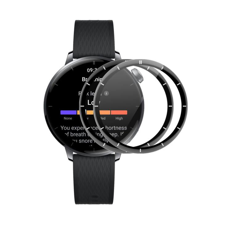 For OnePlus Watch 3 43mm 2pcs ENKAY 3D Full Coverage Soft PC Edge PMMA HD Screen Protector Film - Screen Protector by ENKAY | Online Shopping UK | buy2fix