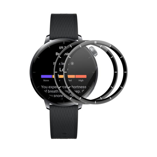 For OnePlus Watch 3 43mm 2pcs ENKAY 3D Full Coverage Soft PC Edge PMMA HD Screen Protector Film - Screen Protector by ENKAY | Online Shopping UK | buy2fix