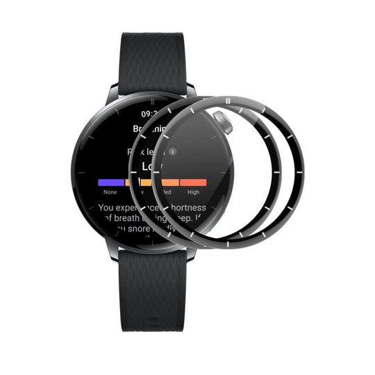 For OnePlus Watch 3 43mm 2pcs ENKAY 3D Full Coverage Soft PC Edge PMMA HD Screen Protector Film