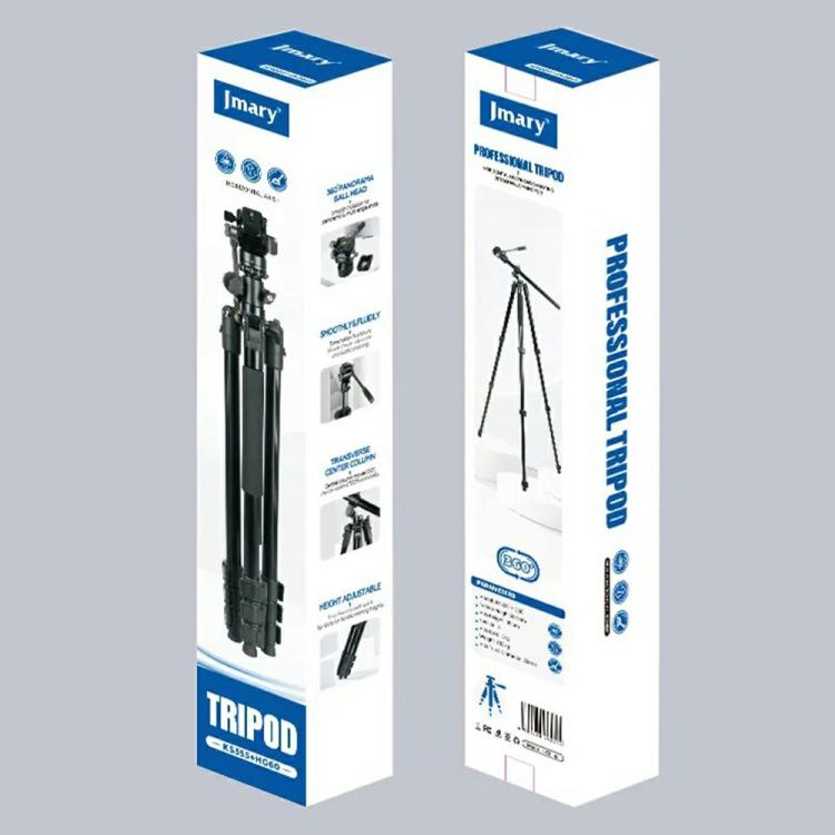 JMARY KS355+HG60 360 Degree Panoramic Ball Head DSLR Camera 2-in-1 Monopod Tripod - Tripods by Jmary | Online Shopping UK | buy2fix