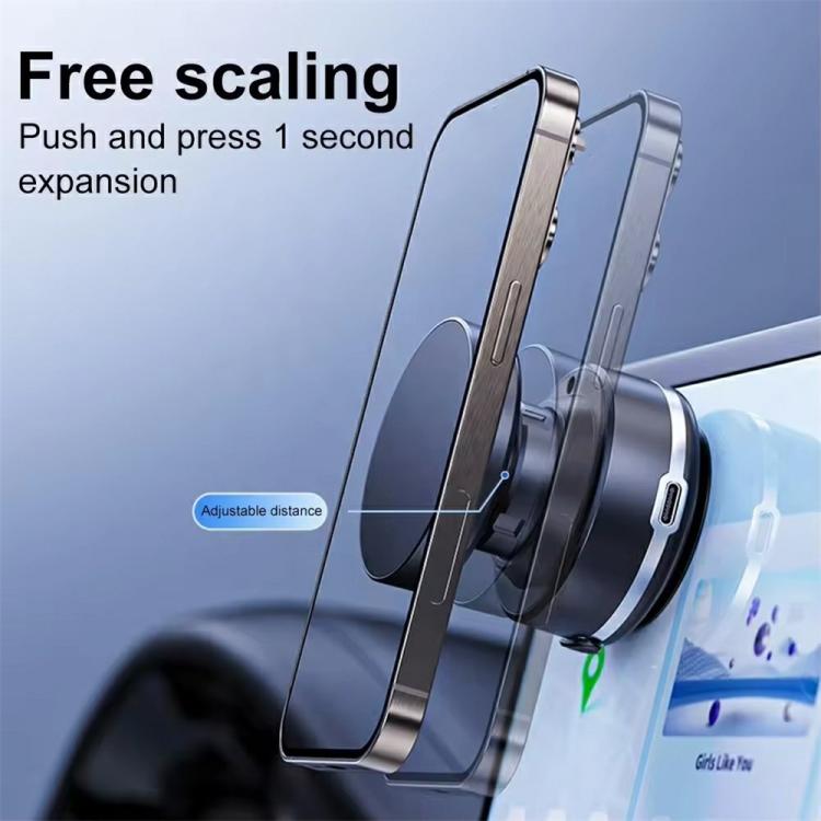 X95 Car Dashboard Windshield Navigation Bracket Magnetic Vacuum Suction Cup Phone Mount - Universal Car Holders by buy2fix | Online Shopping UK | buy2fix