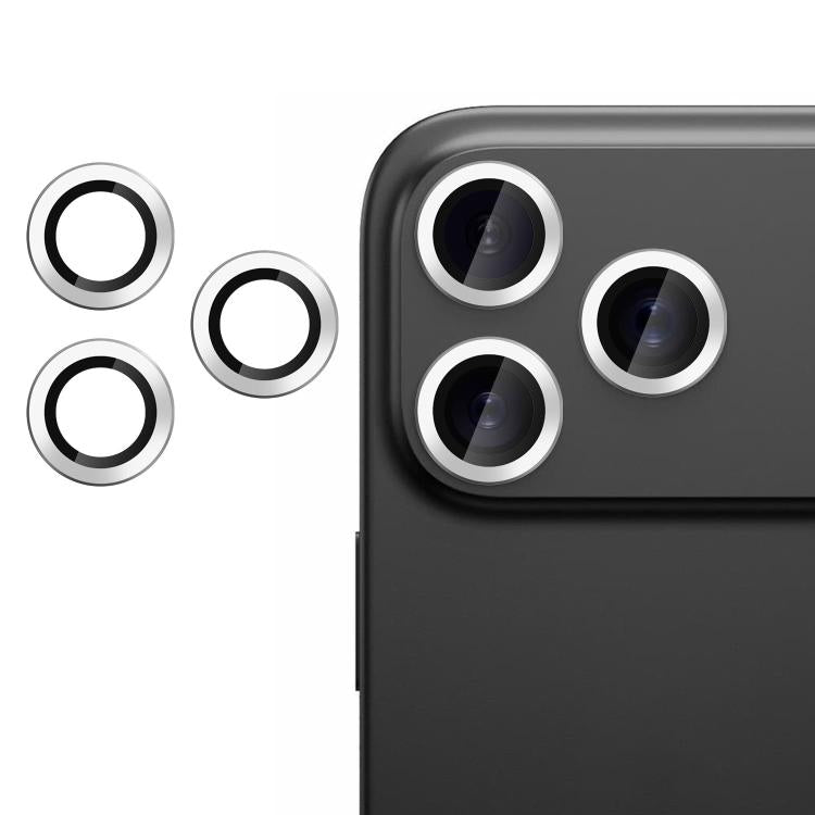 For iPhone 17 Pro Max Kalebol No Flicker Ultra-Thin Individual Camera Lens Tempered Glass Film(Silver) - iPhone 17 Pro Max Tempered Glass by Kalebol | Online Shopping UK | buy2fix